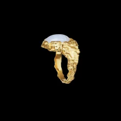 Maanesten Gudinde Ring Blonde Agat Online