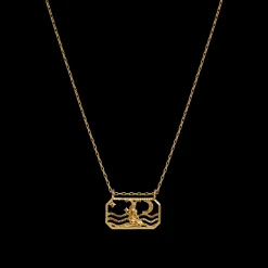 Maanesten Zodiac Capricorn Halskæde 22. Dec - 19. Jan Fashion