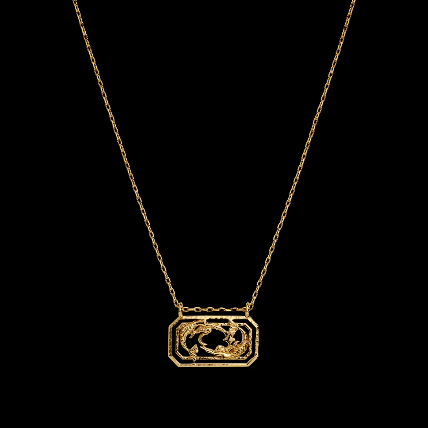 Maanesten Zodiac Pisces Halskæde 19. Feb - 20. Mar Discount
