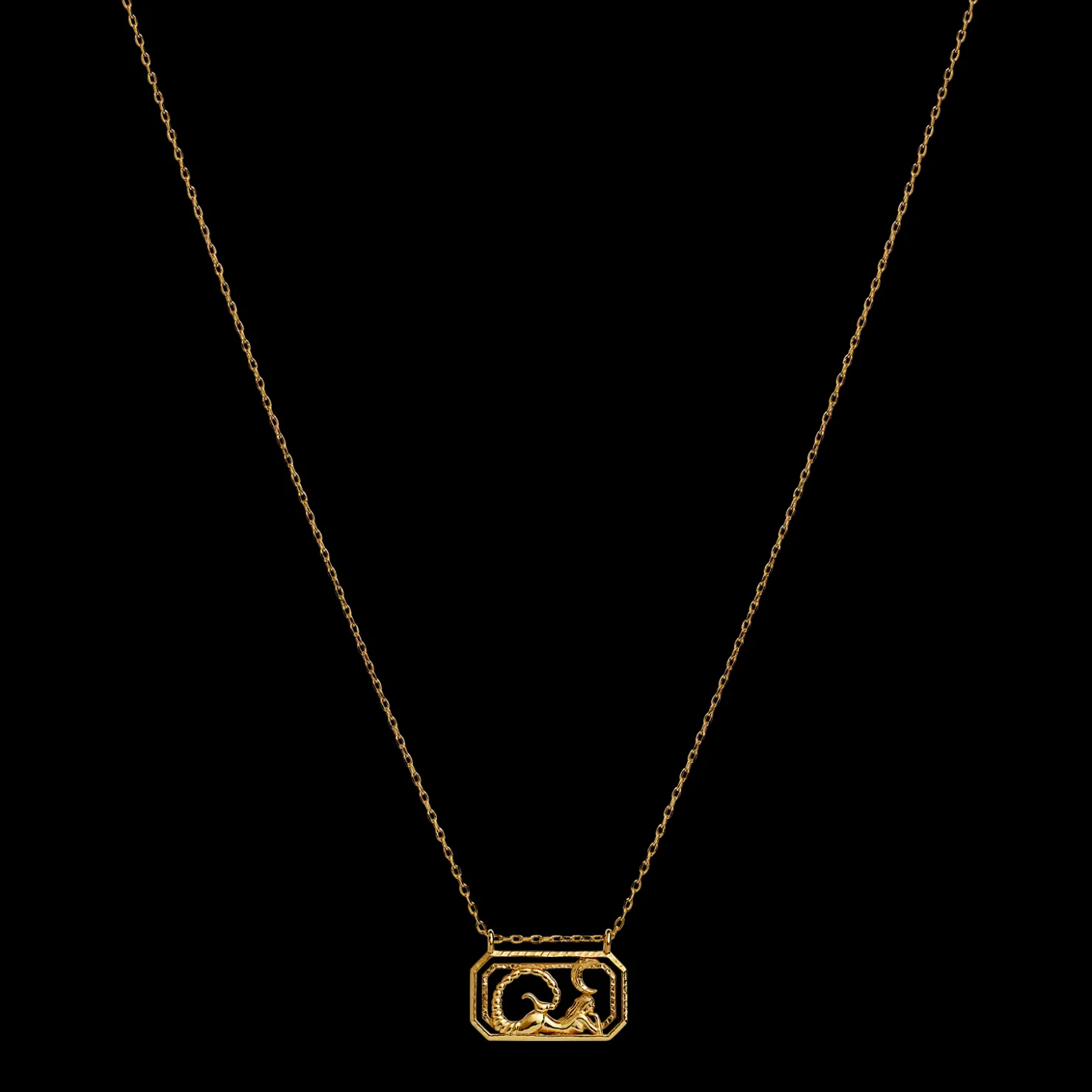 Maanesten Zodiac Scorpio Halskæde 23. Okt - 22. Nov Flash Sale